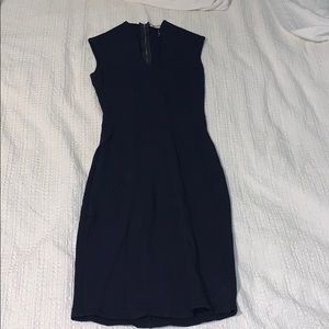 Navy blue professional dress